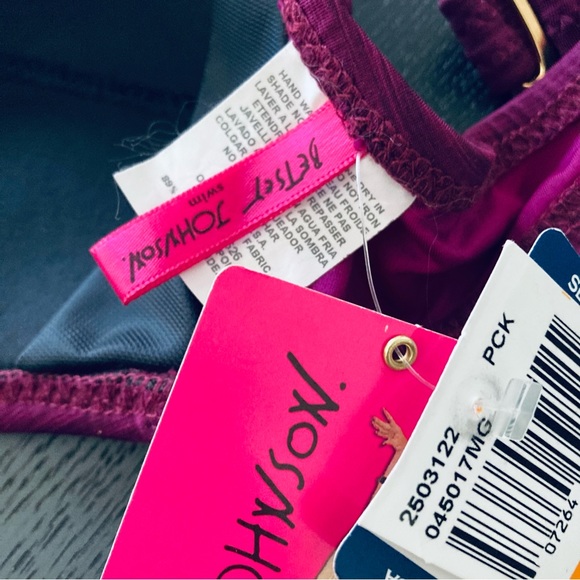 NWT Betsey Johnson Ruffle Bikini Top Small - Picture 4 of 4